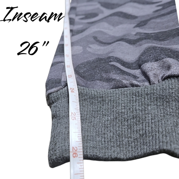 Camo Joggers Wmns Sz M Elevated Streetwear Drawstring Pants Soft & Stretch - Picture 5 of 6